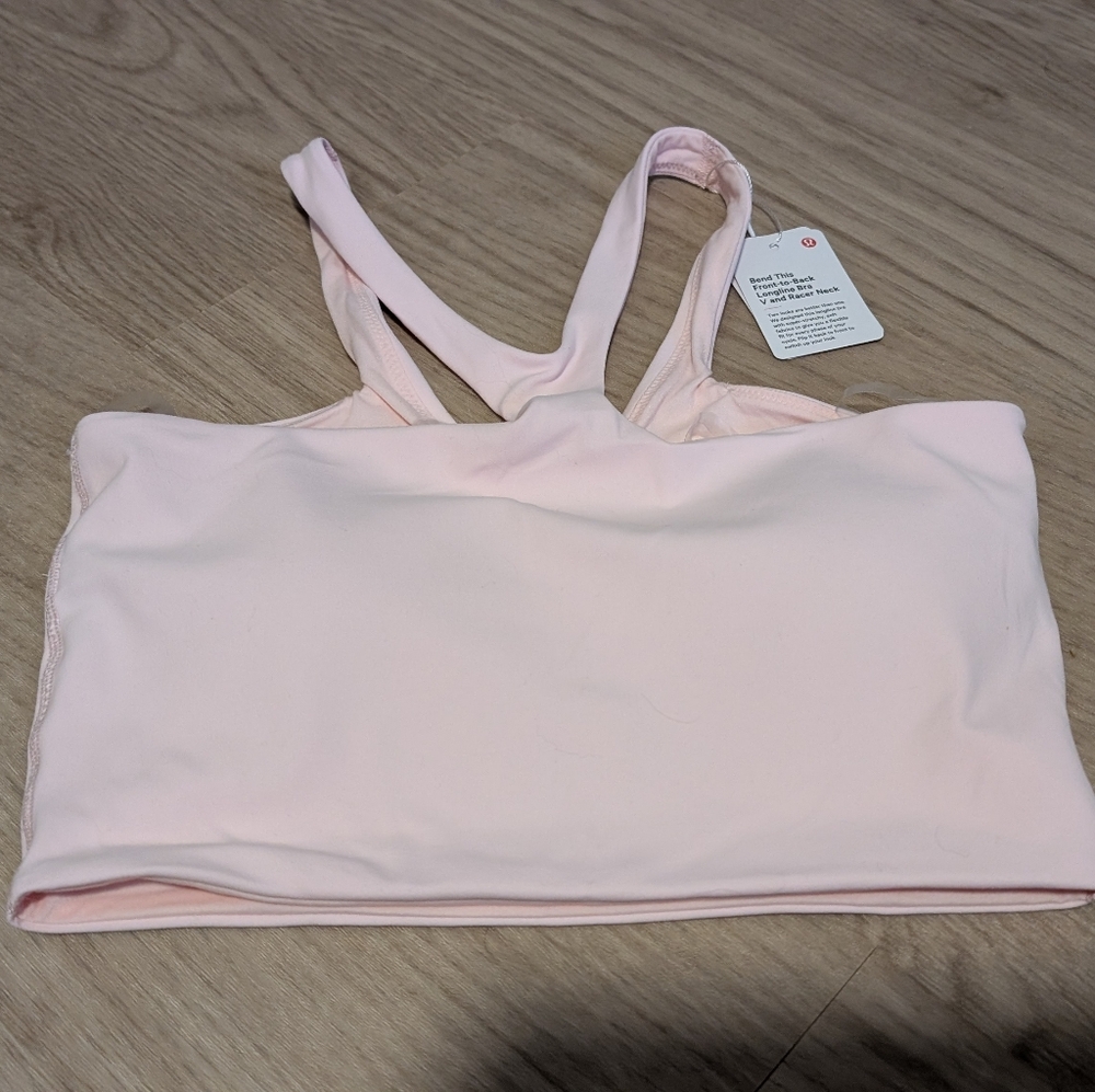 Brand New Lululemon Bend This Front-to-Back Longline Bra V And Racer Neck
